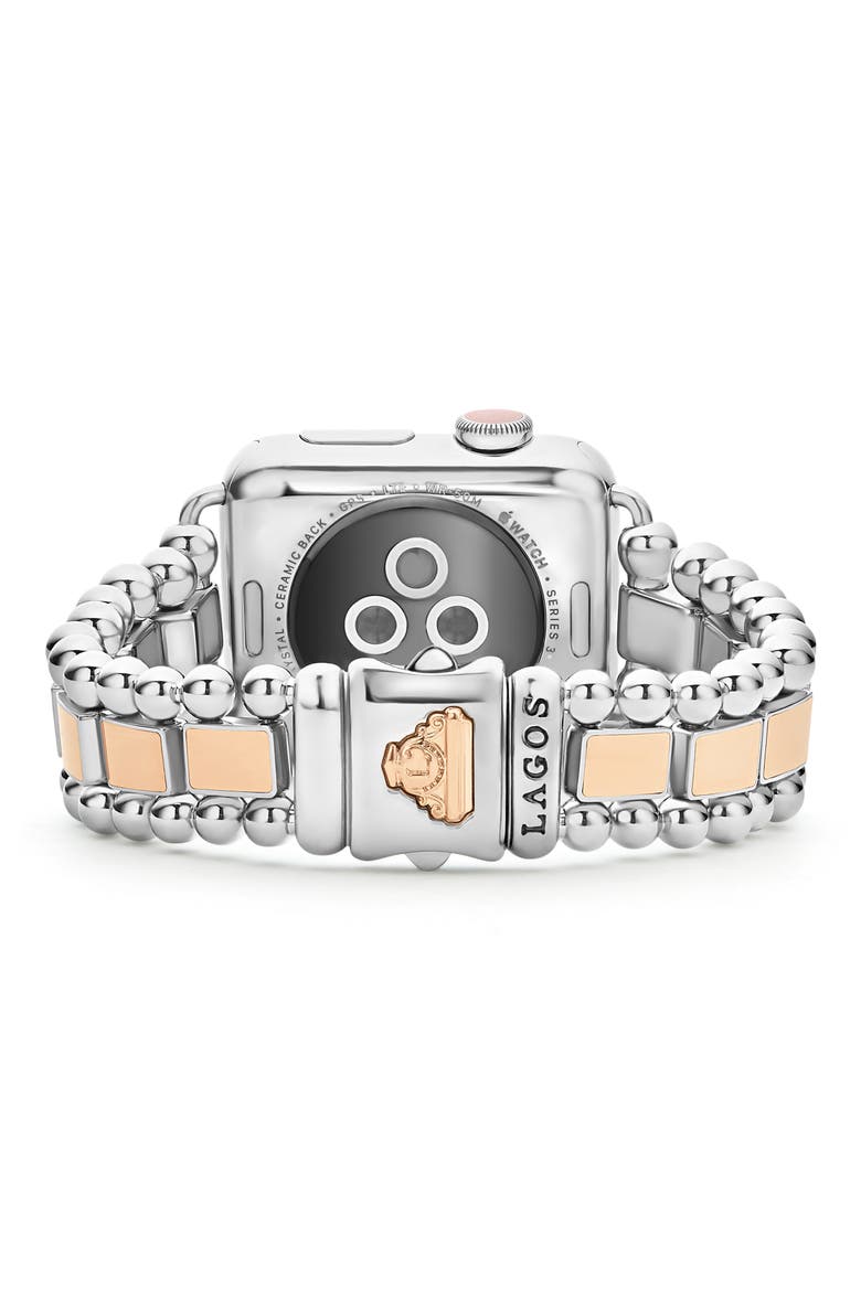 Smart Caviar Apple Watch® Watchband, Alternate, color, ROSE GOLD