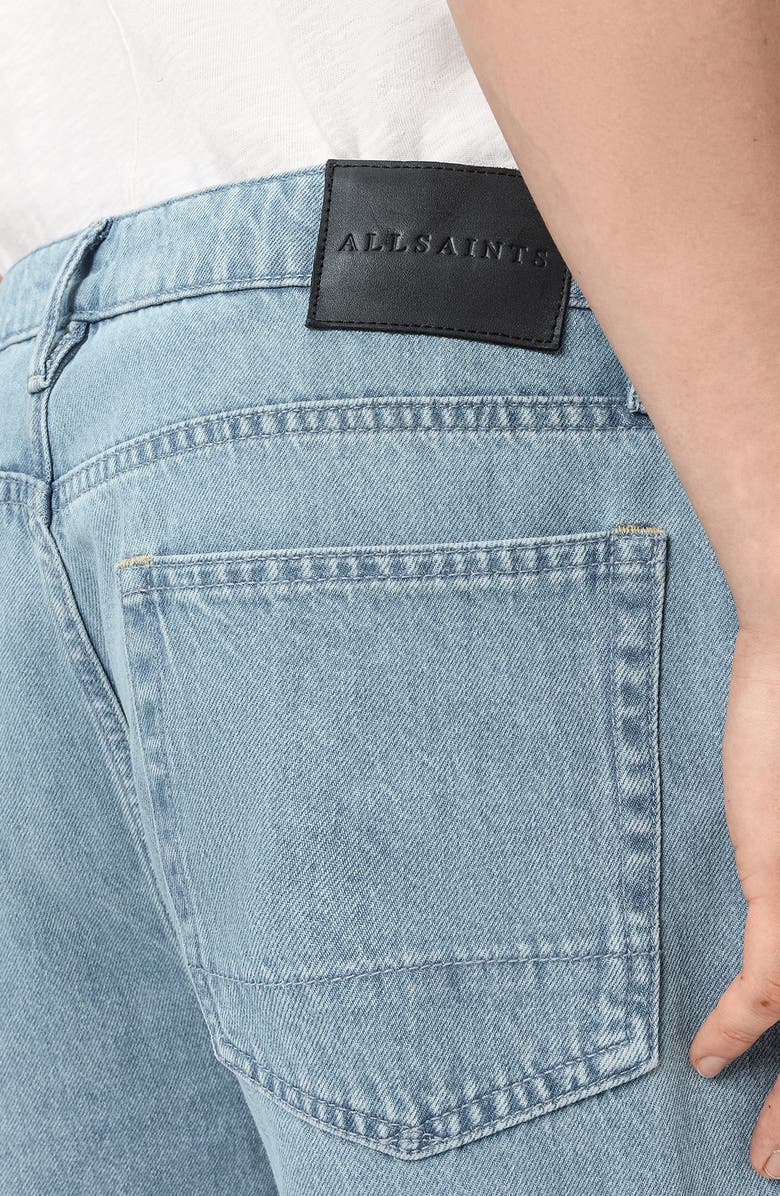 AllSaints Reid Cloud Straignt Leg Jeans, Alternate, color, Ice Indigo