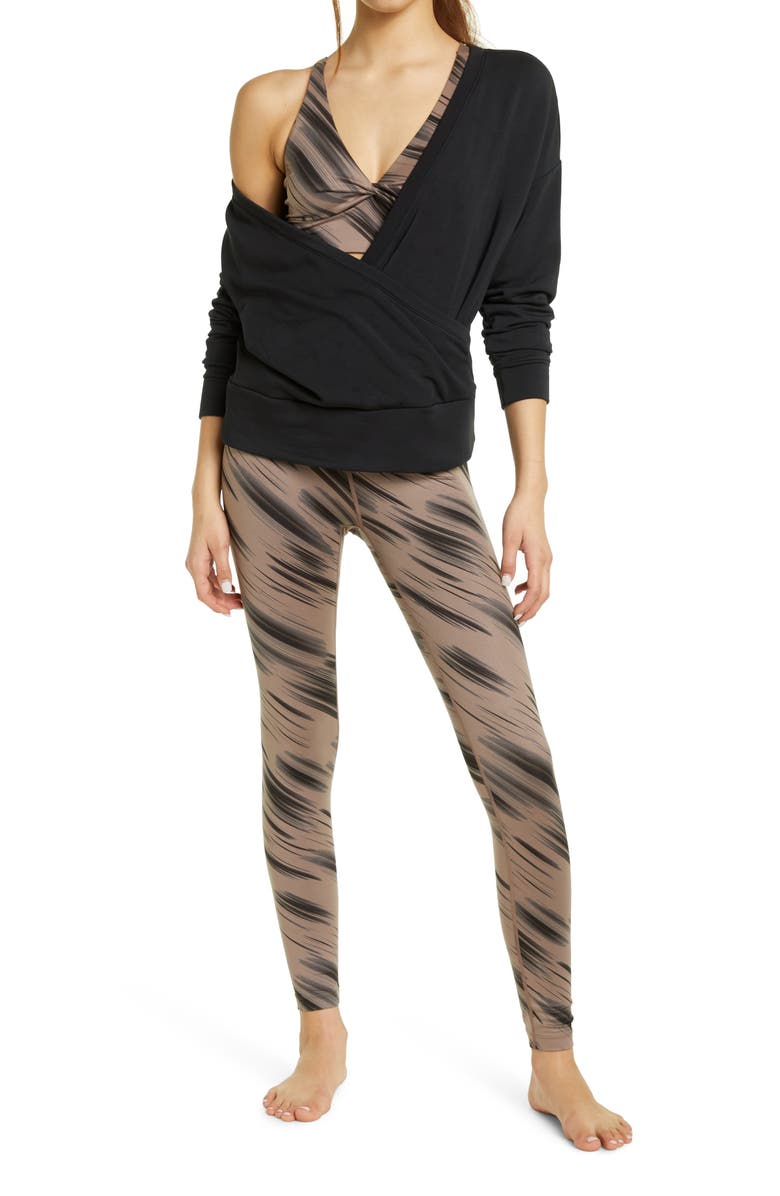 Zella Renew Print Ultrahigh Waist Leggings, Alternate, color,