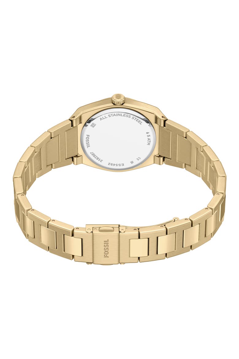 Everett Bracelet Watch, 27mm, Alternate, color, GOLD/ GOLD
