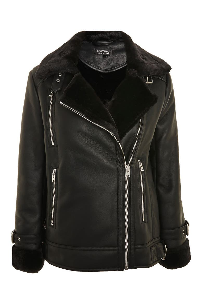 Lola Biker Jacket, Alternate, color, BLACK