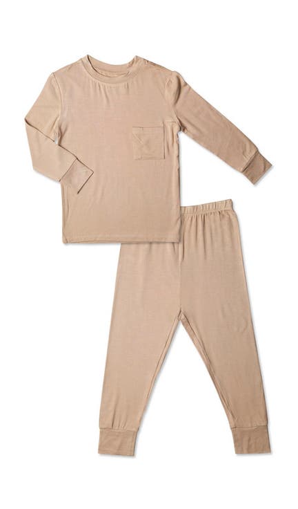 Emerson Fitted Long Sleeve 2-Piece Pajamas
