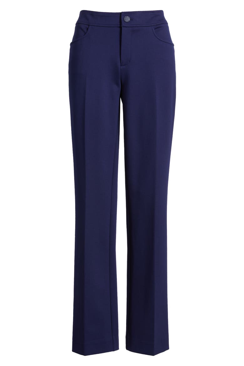 Flat Front Straight Leg Pants, Alternate, color, DISTANT MOUNTAIN