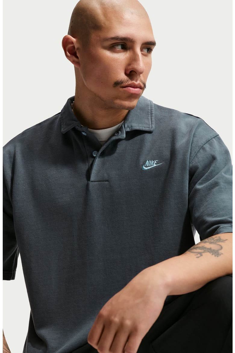 Cotton Jersey Polo, Alternate, color, OBSIDIAN