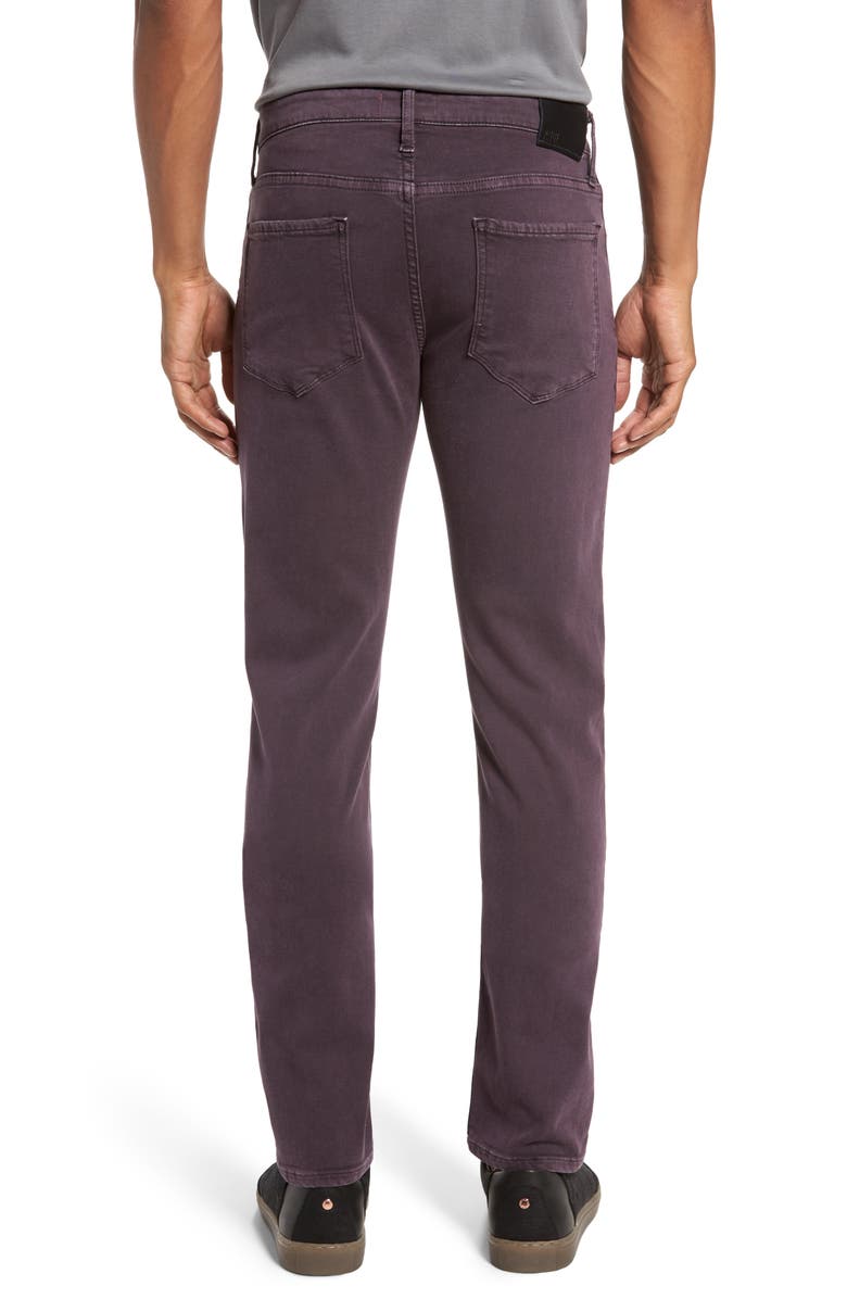 PAIGE Transcend - Lennox Slim Fit Jeans, Alternate, color, Vintage Port