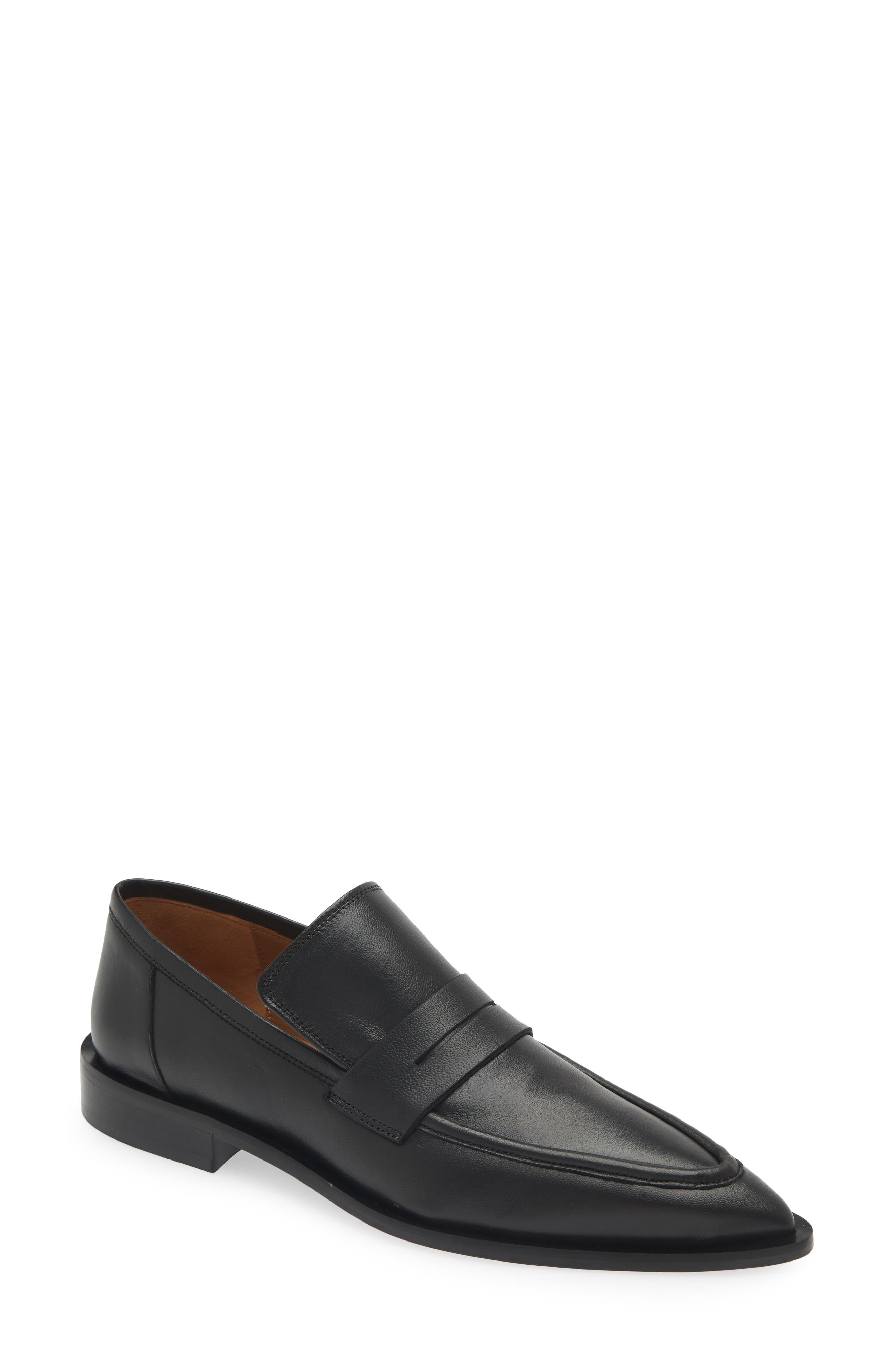 ATP ATELIER Montazzoli Pointed Toe Penny Loafer, Main, color, 