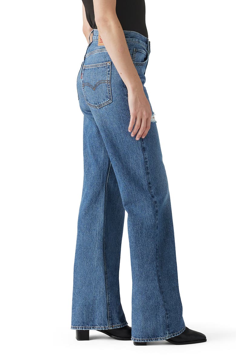 Levi's<sup>®</sup> '94 Ripped Mid Rise Baggy Bootcut Jeans, Alternate, color, Oakland Nights