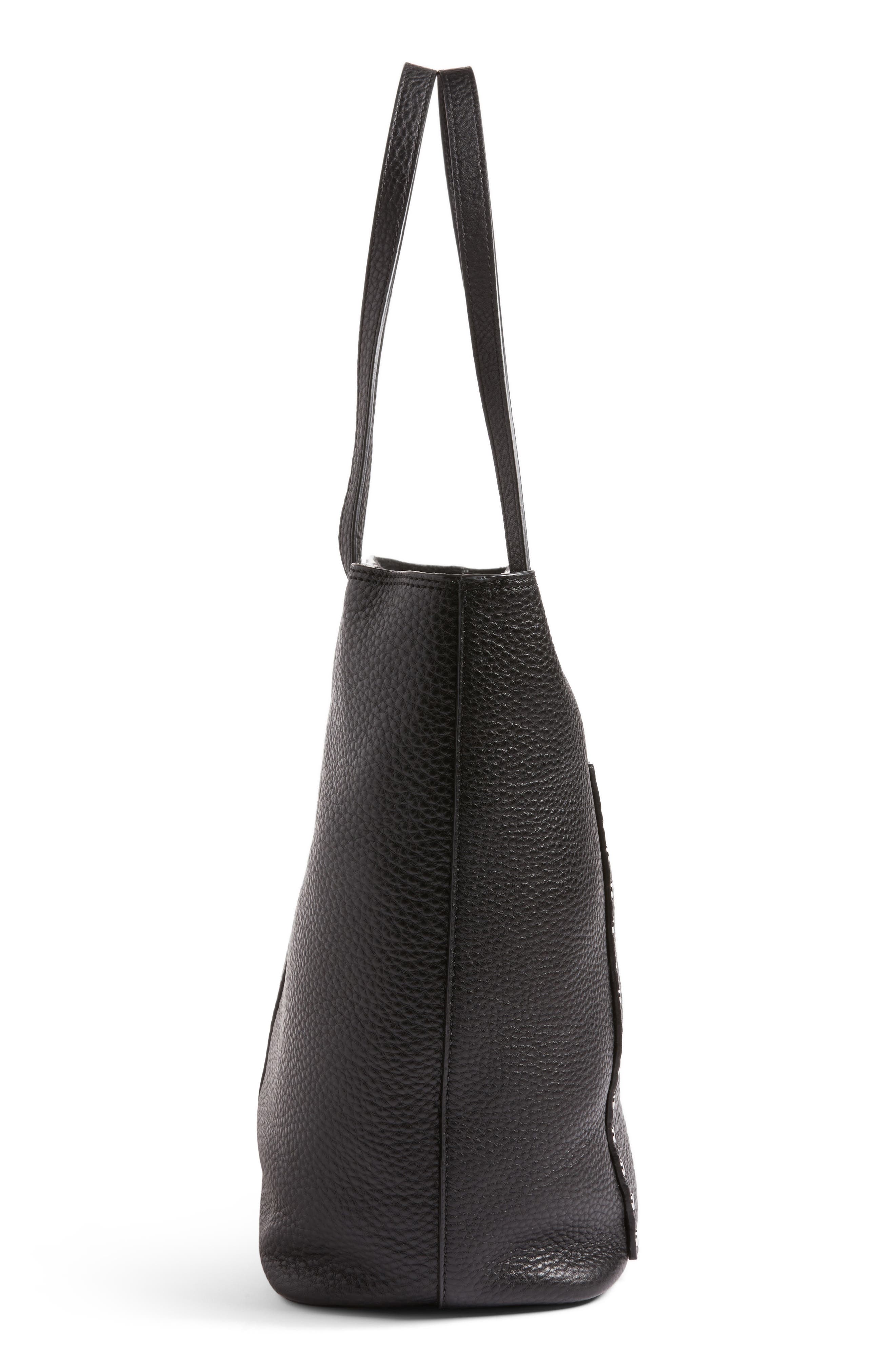 Rebecca Minkoff Unlined Front Pocket Leather Tote, Alternate, color, 