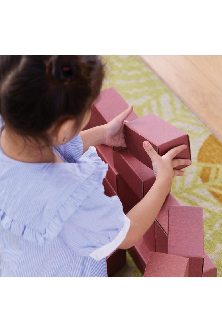 Jumbo Brick Blocks - 40 Pieces, Alternate, color, Red