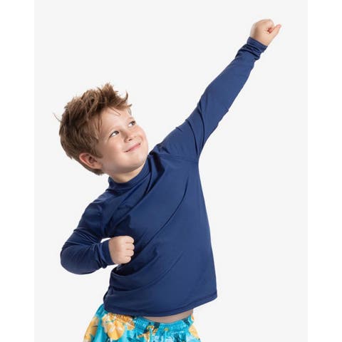 Kid's Long Sleeve Crew Neck Top for Sun and UV Protection