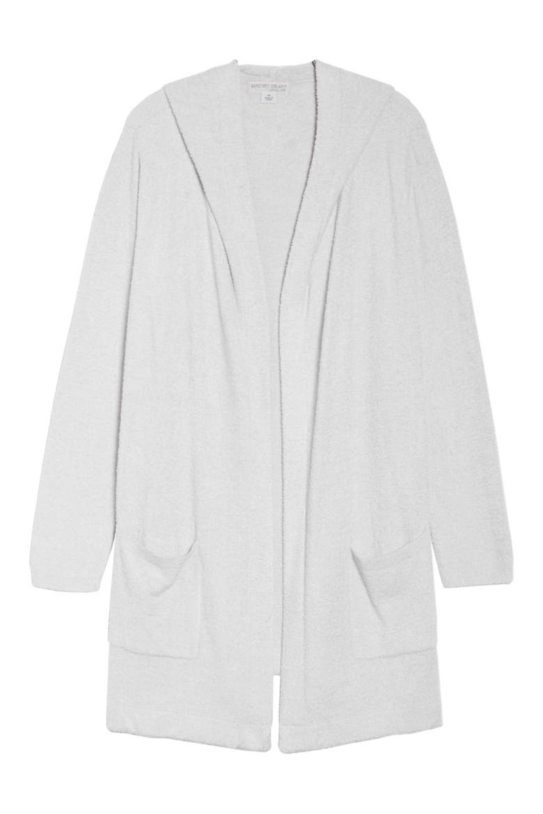 CozyChic Lite® Coastal Hooded Cardigan, Alternate, color, SILVER/ PEARL HEATHER