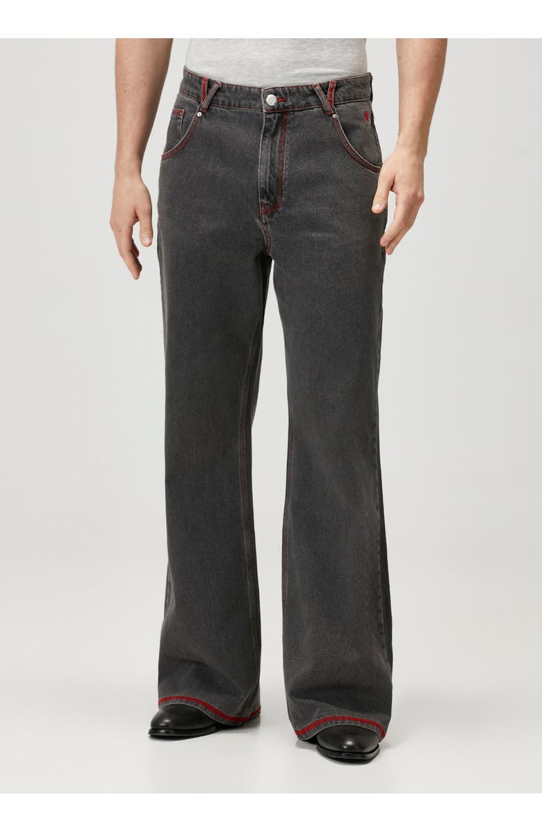 PCFG Pure Cotton Regular Fit Denim Pant, Alternate, color, Black