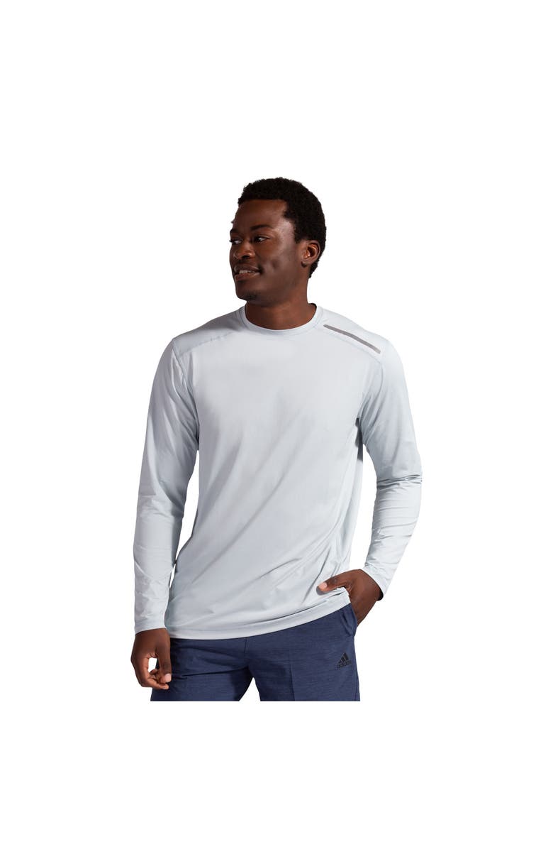 BloqUV Men's Long Sleeve Jet Tee, Main, color, Soft Gray