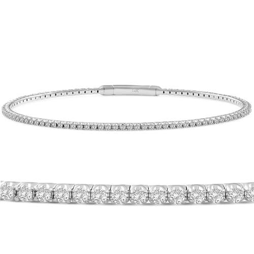 Bliss Diamond Bracelet 14k Gold Lab Grown In Metallic