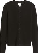 Caslon® Crewneck Wool Blend Cardigan