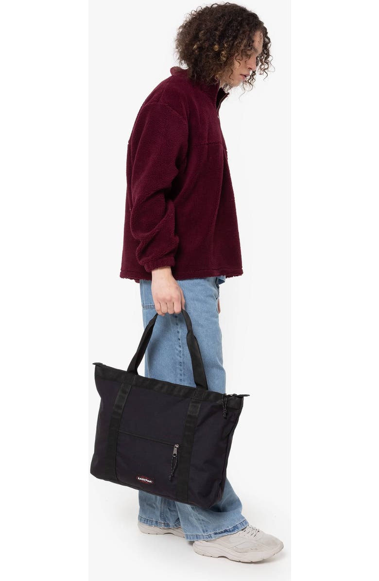 Eastpak Travel Tote Black Shoulder Bags, Alternate, color, Black