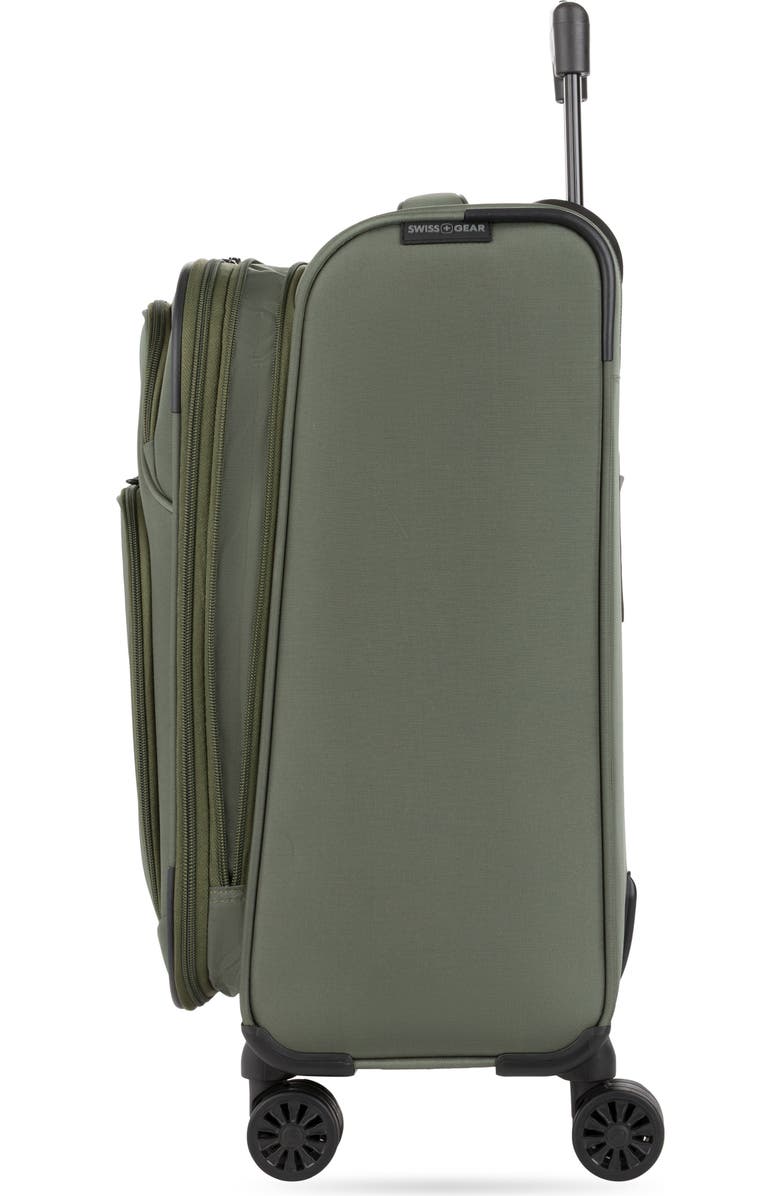 SWISSGEAR 19-Inch Softside Carry-On Luggage, Alternate, color, Olive Green