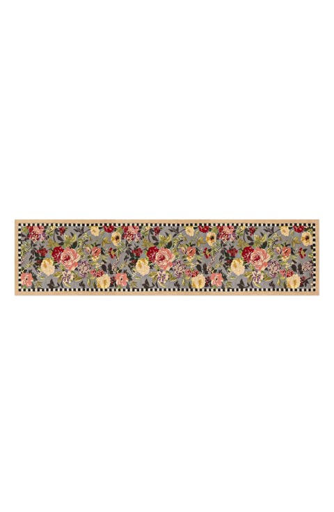 Tudor Rose Washable Runner