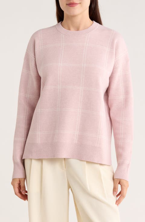 Patterned Crewneck Sweater