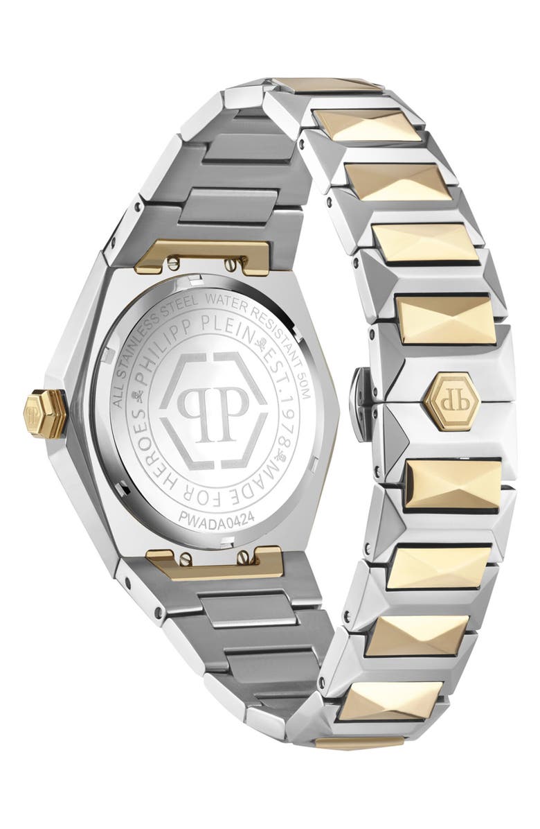 PHILIPP PLEIN The $kull Spikes Bracelet Watch, Alternate, color,