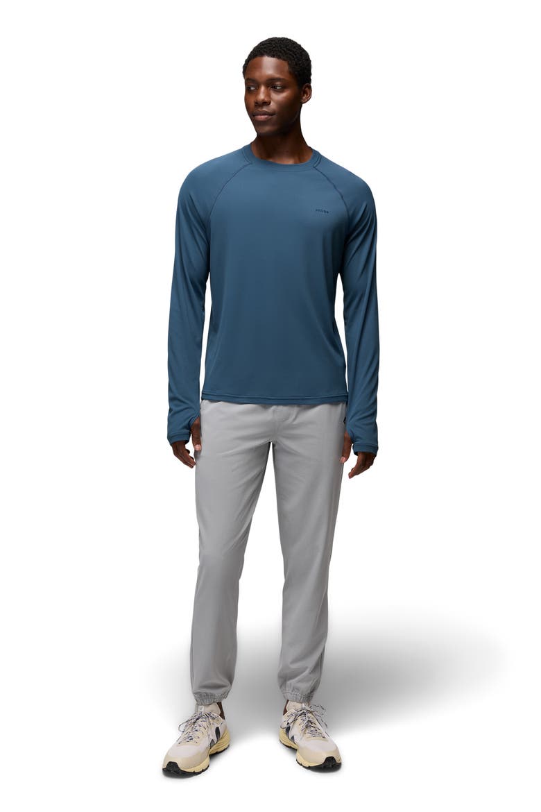 Sol Shade Long Sleeve Performance T-Shirt, Alternate, color, BLUFF BLUE