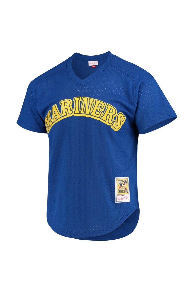 Men's Mitchell & Ness Ken Griffey Jr. Royal Seattle Mariners Cooperstown Mesh Batting Practice Jersey, Alternate, color, Royal