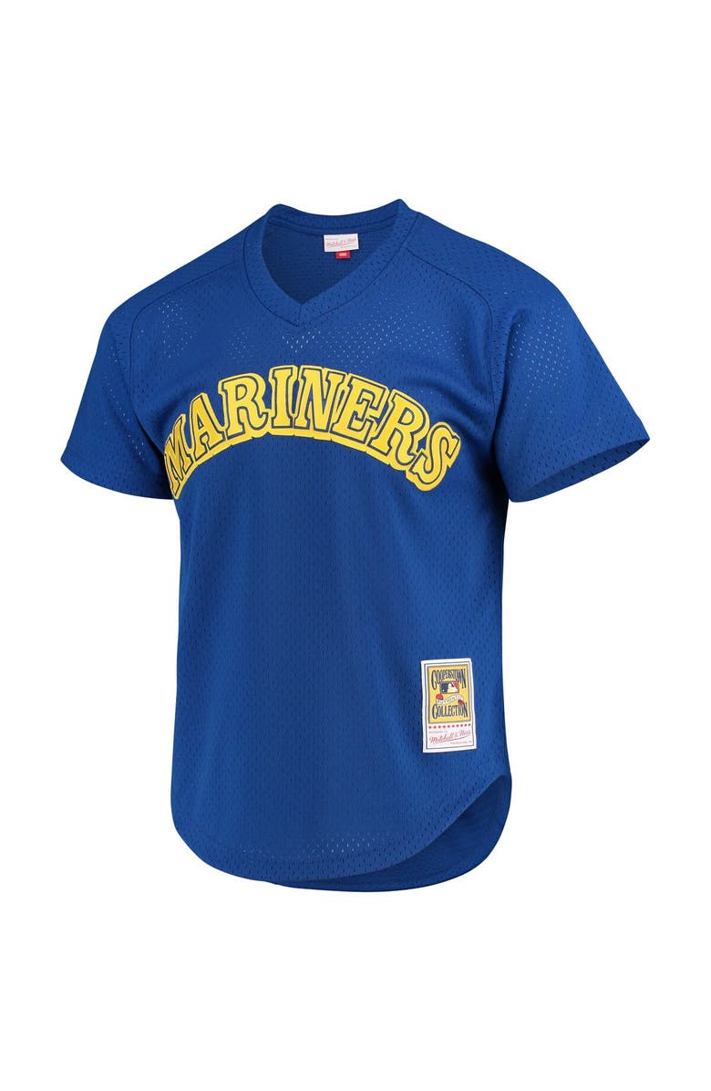 Mitchell & Ness Men's Mitchell & Ness Ken Griffey Jr. Royal Seattle Mariners Cooperstown Mesh Batting Practice Jersey, Alternate, color, Royal