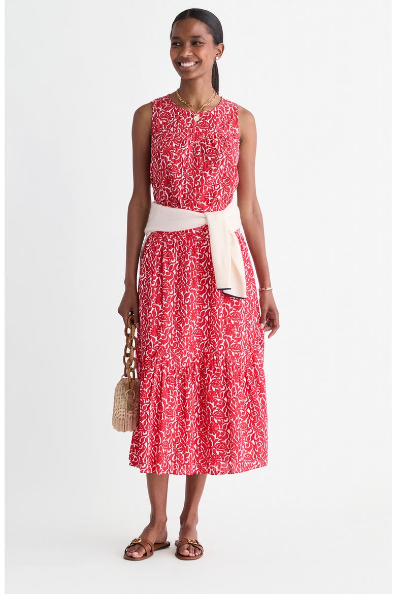 Lynn Print Sleeveless Top, Alternate, color, LIGHTHOUSE RED LEILA