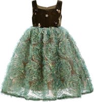 Tulleen Bellina Velvet Tulle Dress