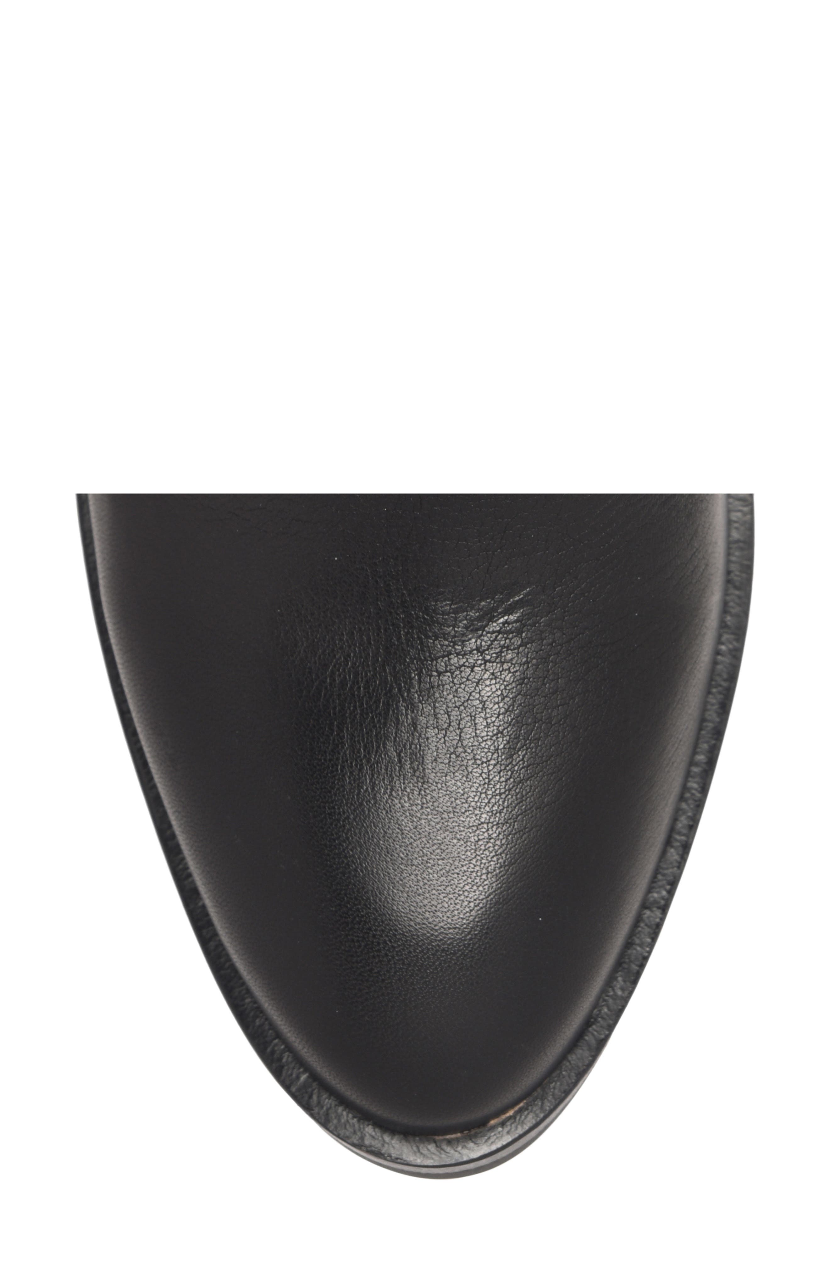 Shaila Leather Chelsea Boot, Alternate, color, BLACK LEATHER
