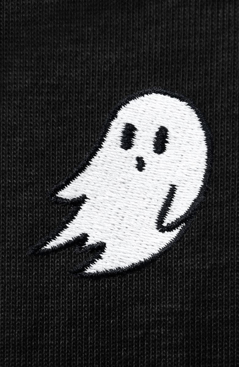 Dalix Mens Ghost Hooded Long Sleeve Jersey Tee, Alternate, color, Black
