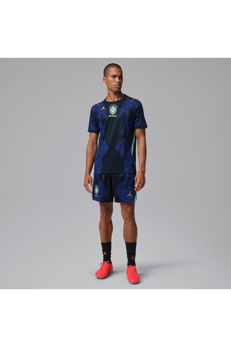 Men's Jordan Brand Blue Brazil National Team 2026 Stadium  Dri-FIT Replica Shorts, Alternate, color, Blue