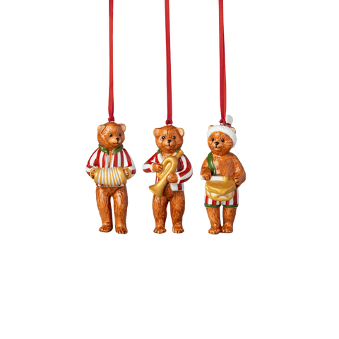 Nostalgic Ornaments Teddy Bears Ornaments Set of 3