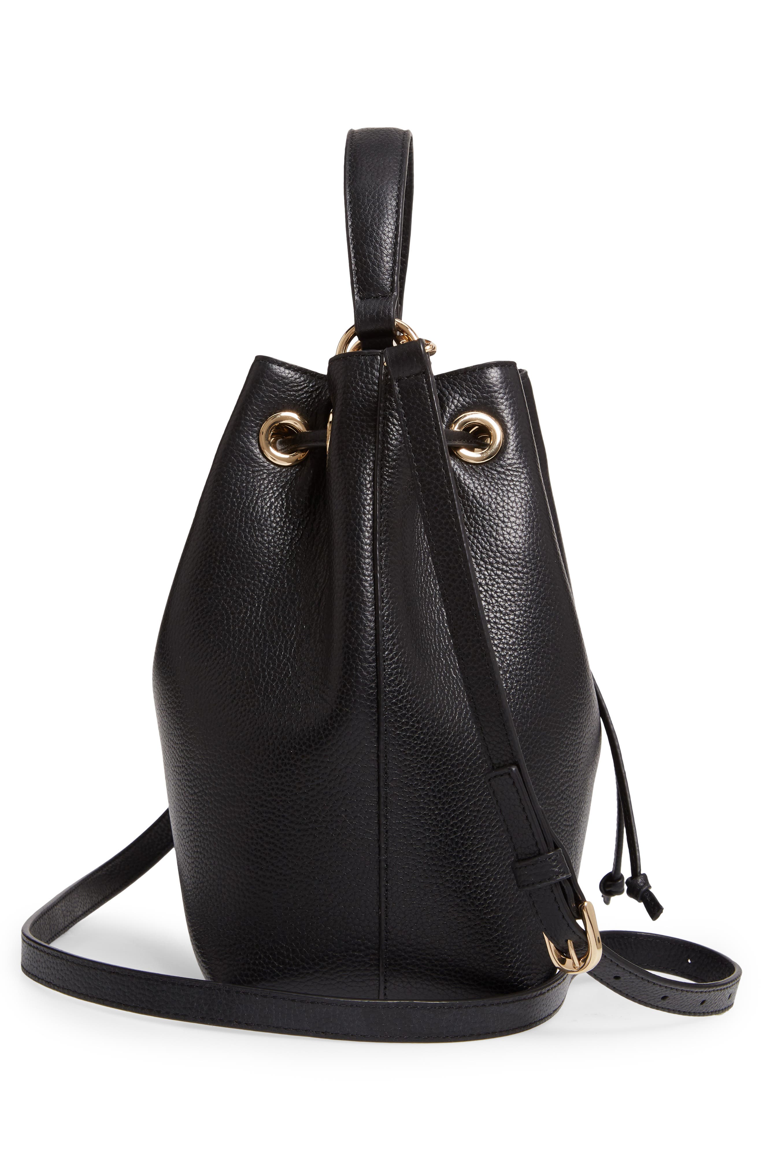 Nordstrom Delilah Leather Bucket Bag, Alternate, color, 
