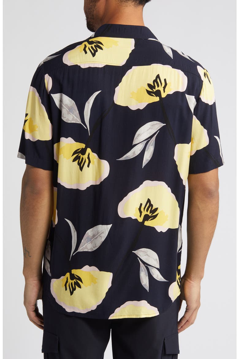 Ellino Camp Shirt, Alternate, color, DARK BLUE