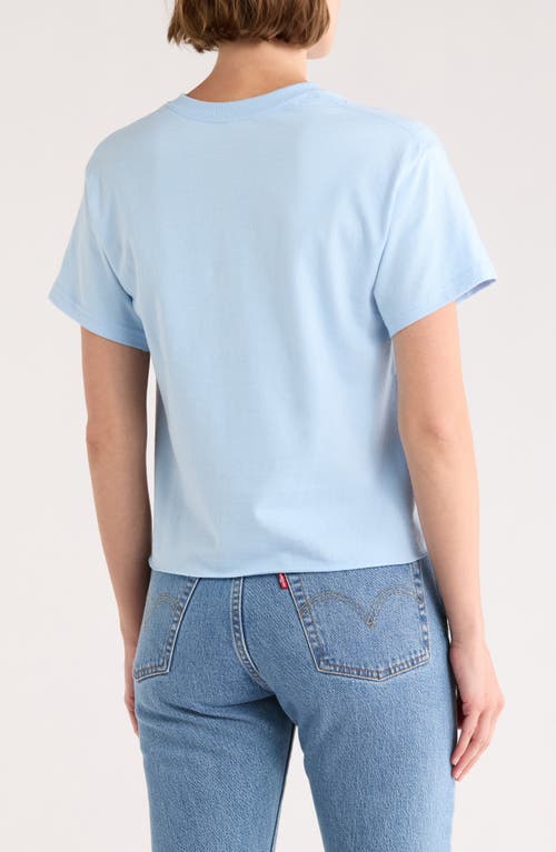 Philcos Le Bassin Aux Nympheas Crop Graphic T-shirt In Blue