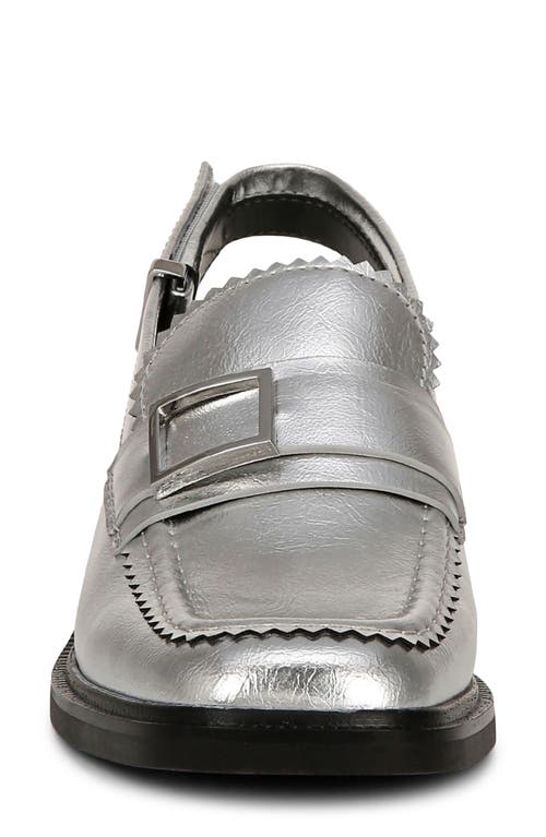 Sarto By Franco Sarto Gianna Slingback Loafer In Silver