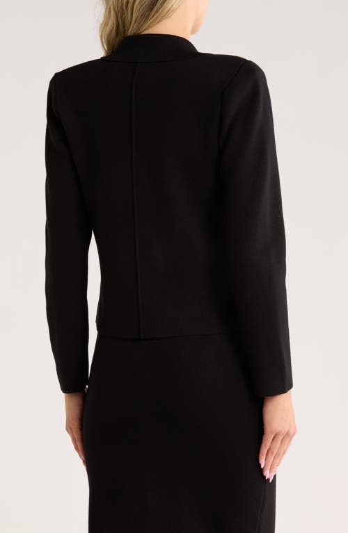L Agence L'agence Sofia Knit Blazer In Black