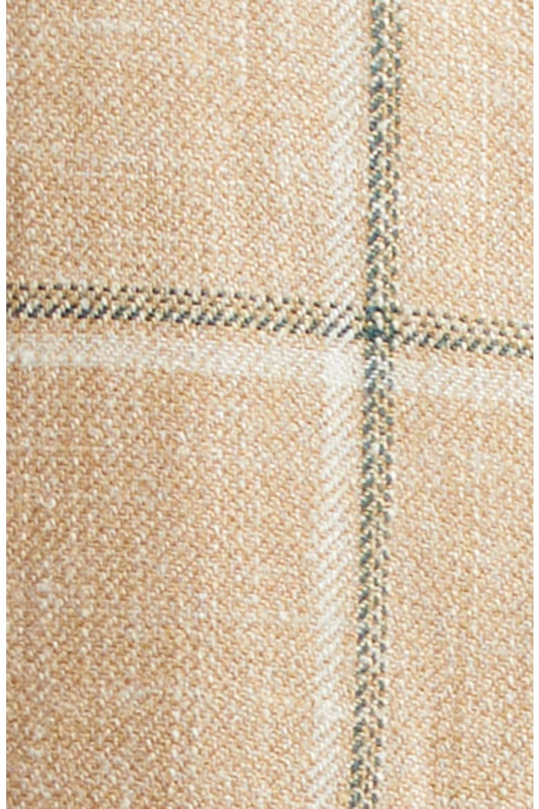 Check Wool, Silk & Linen Sport Coat, Alternate, color, LIGHT BEIGE