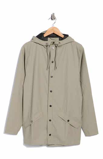 Waterproof Snap Front Rain Jacket