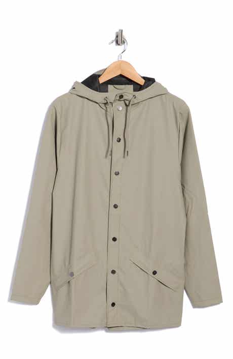 Waterproof Snap Front Rain Jacket