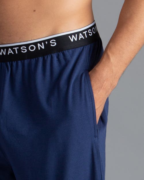 Watson's Element Cotton/modal Lounge Pant In Blue