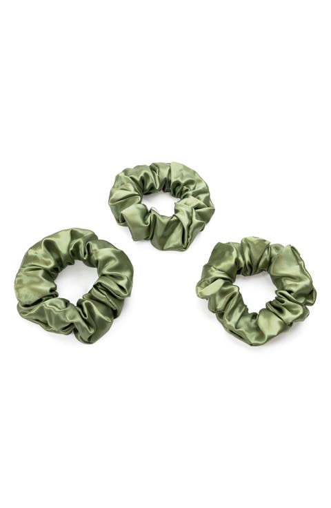 3-Pack Silk Scrunchies