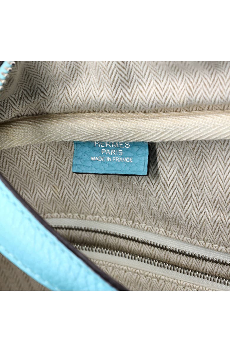 Pre-Owned Hermes Victoria II Bag Clemence 35, Alternate, color, Bleu Atoll