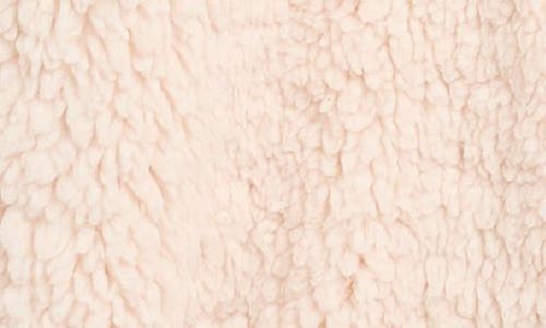 Quincy Mae Bear Faux Shearling Hooded Footie In Neutral