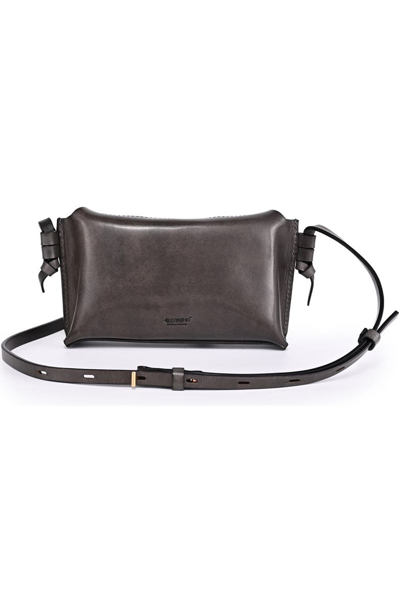 OLD TREND Snapper Genuine Leather Vintage Everyday Crossbody, Alternate, color, Grey