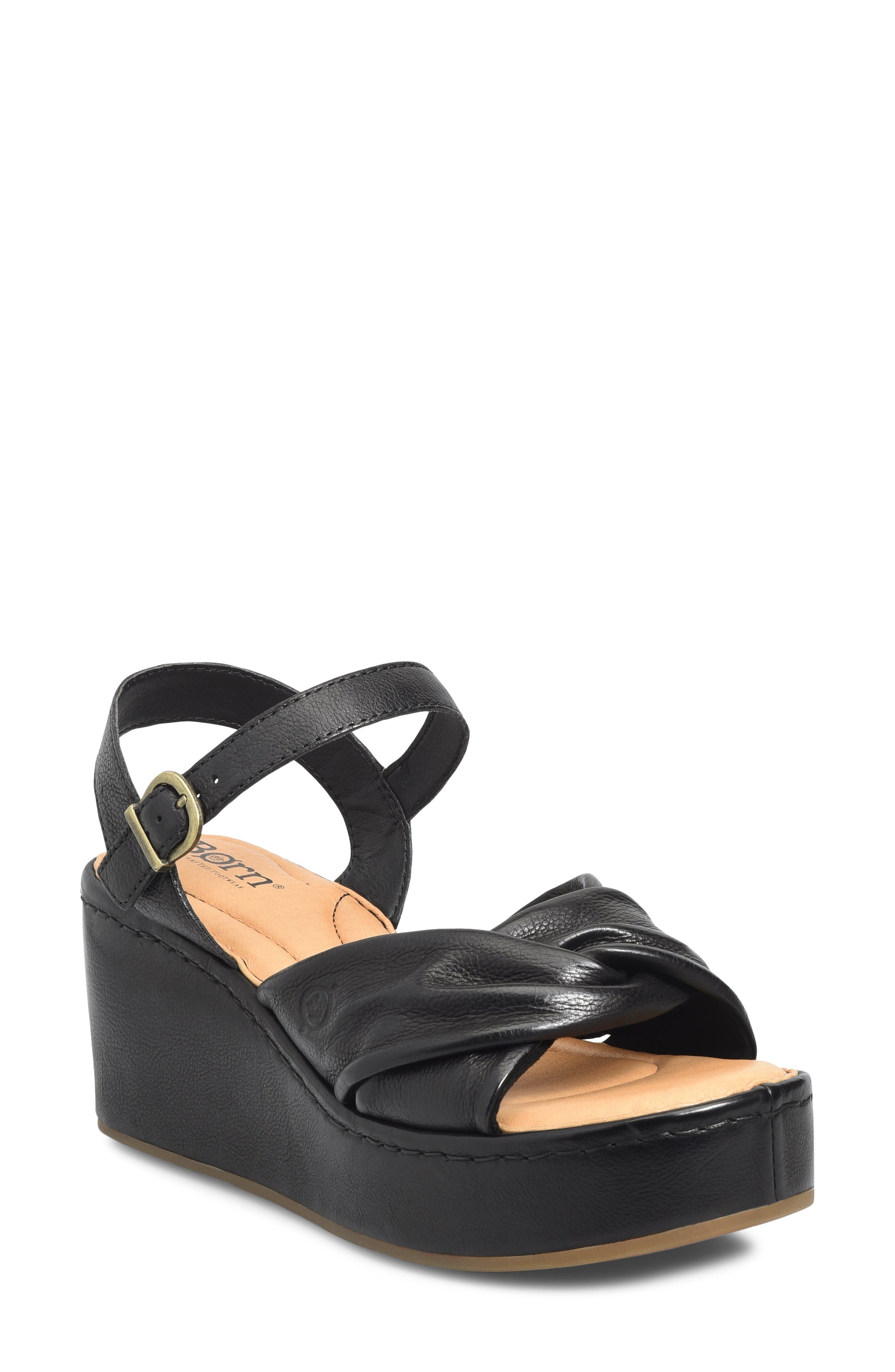 Børn Marchelle Ankle Strap Platform Wedge Sandal, Main, color, 