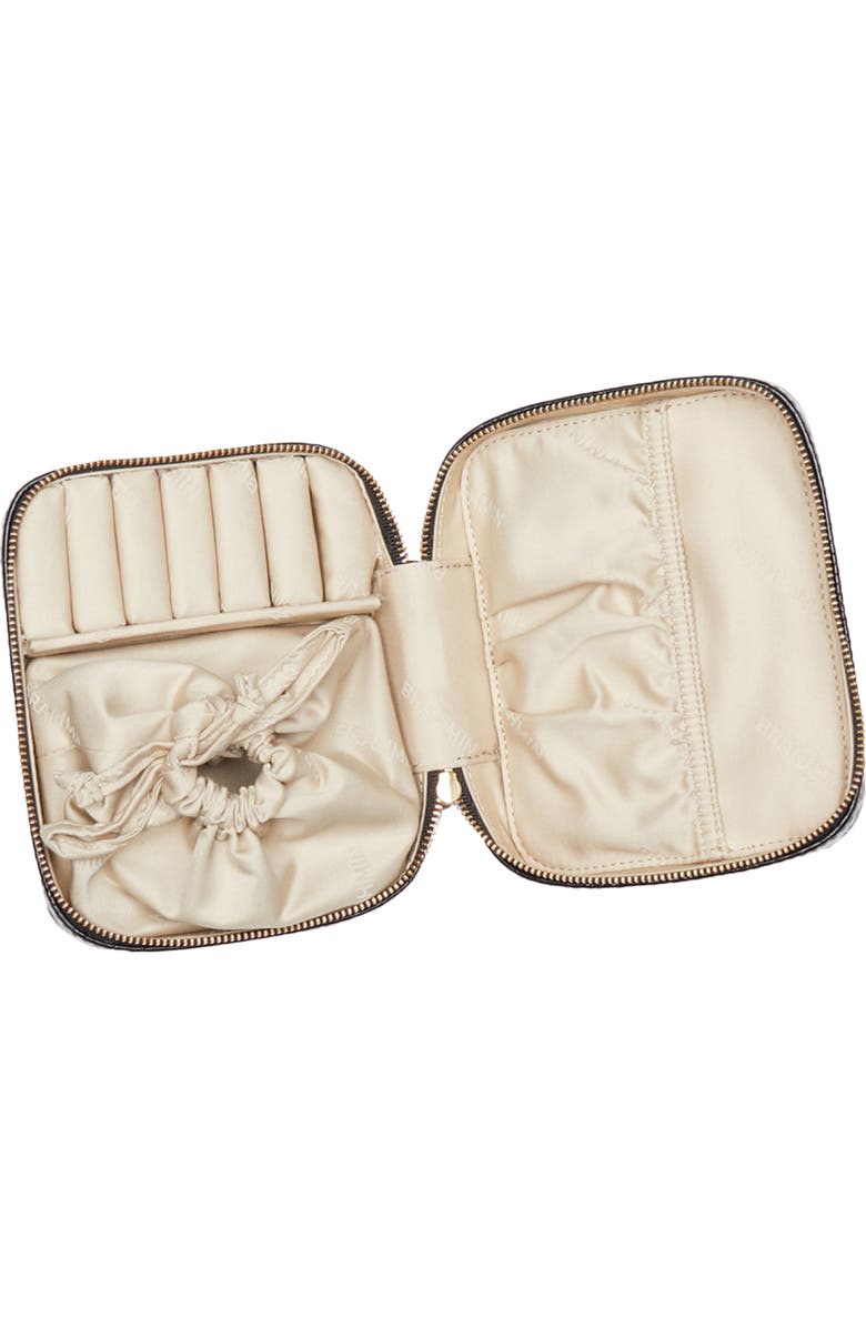 Brahmin Lori Croc Embossed Leather Jewelry Case, Alternate, color,
