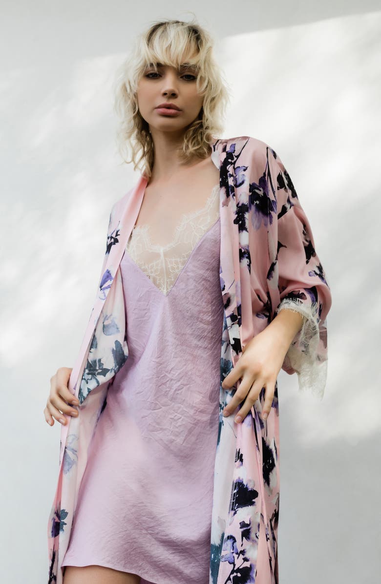 Midnight Bakery Lydia Floral Wrap, Alternate, color,