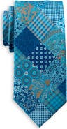 Synrgy by DXL Big & Tall Abstract Patchwork Tie